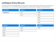 Tablet Screenshot of docs.wxwidgets.org